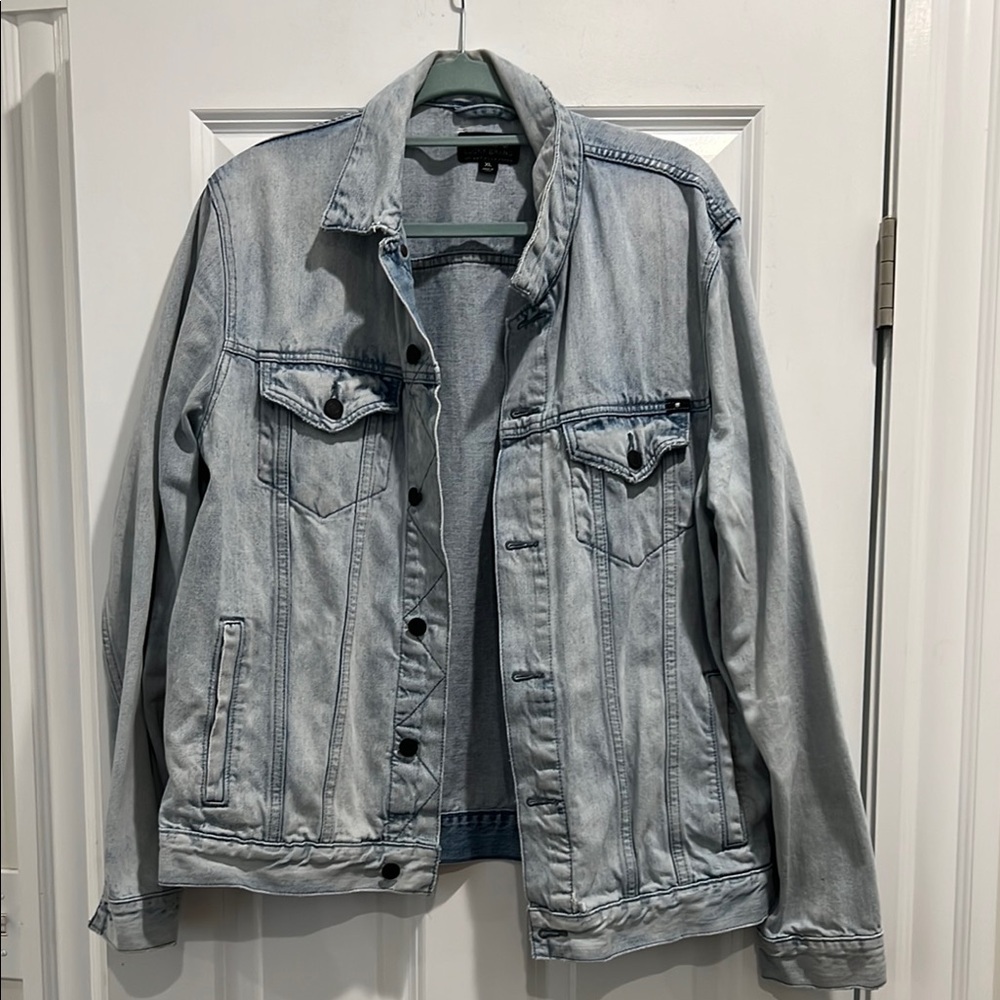 Lucky Brand Blue Lightweight Shirt Jacket